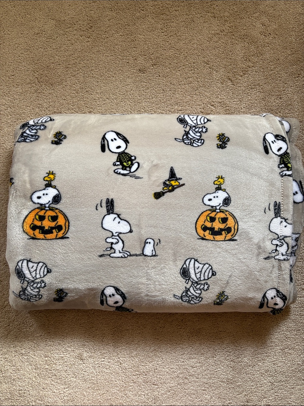 Halloween Snoopy Blanket by Berkshire